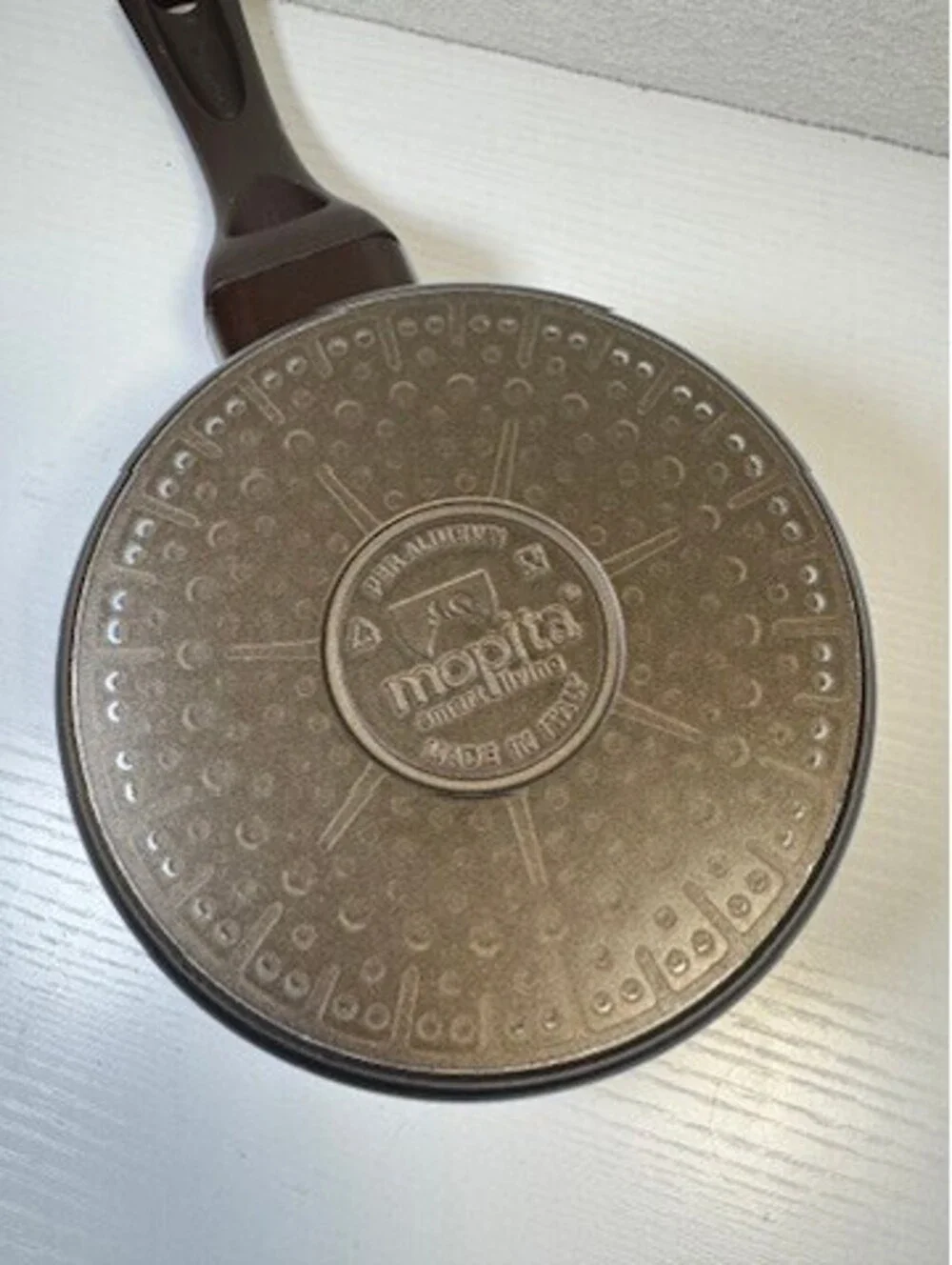Mopita Nonstick Saucepan with Masterchef Glass Lid 1.5 Quart Made in Italy